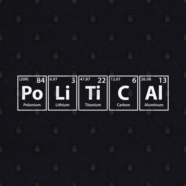 Political (Po-Li-Ti-C-Al) Periodic Elements Spelling by cerebrands